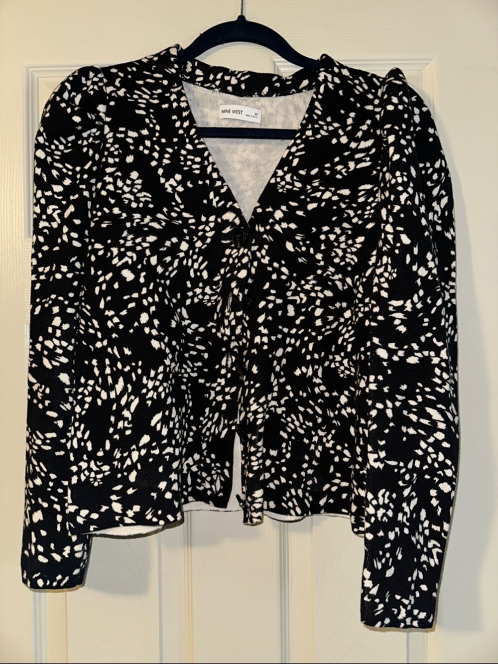 None west button up cardigan
